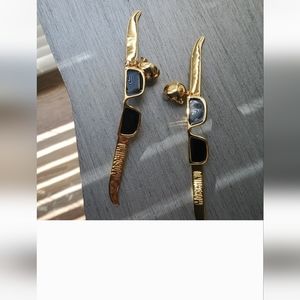 MOSCHINO H&M EARRINGS.